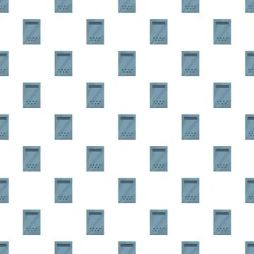 Mailbox pattern background for email communication delivery Stock Illustration