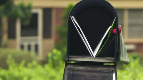 Mailbox time-lapse Stock Footage 25334004