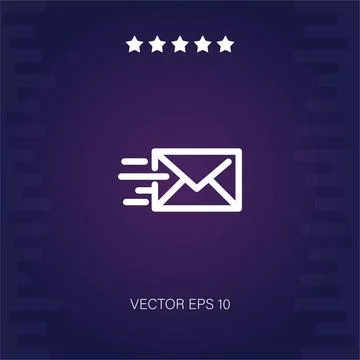 Mailbox vector icon Illustrazione stock