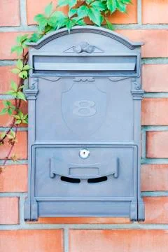 Mailbox on the wall Stock Photos