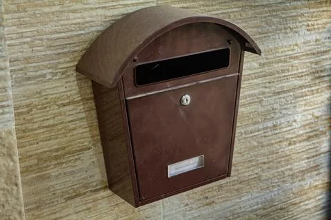 Mailbox in the wall Stock Photos