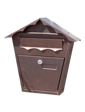 Mailbox on white Stock Photos