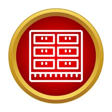 Mailboxes icon showing postal delivery and secure storage Stock Illustration