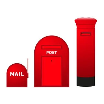 Mailboxes Stock Illustration
