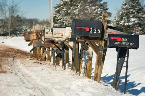 Mailboxes1 Stock Photos