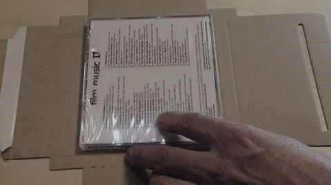 Mailer parcel being packaged up and address written. Stock Footage 34194750