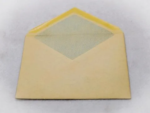 Mailing envelope for letters on a light background Stock Photos