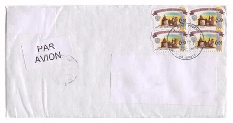 Mailing envelope. Foto stock