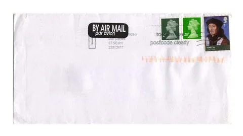 Mailing envelope. Stock-Fotos