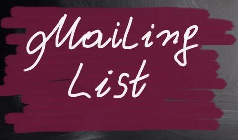 Mailing list イラスト素材