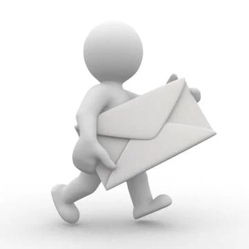 Mailman Illustrazione stock