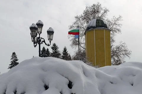 Main astronomical point of the state triangulation of Bulgaria Stock Photos