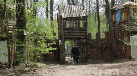The main barbican is opened Stock-Footage 40491034