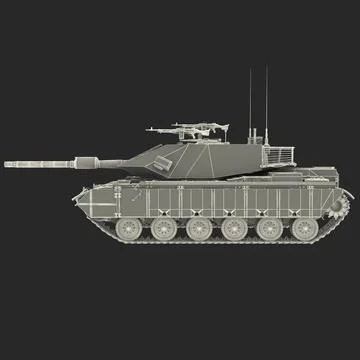 Main Battle Tank Sabra Mk I ~ 3D Model #96425408 | Pond5