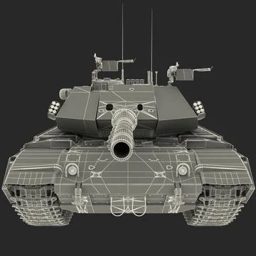 Main Battle Tank Sabra Mk I ~ 3D Model #96425408 | Pond5