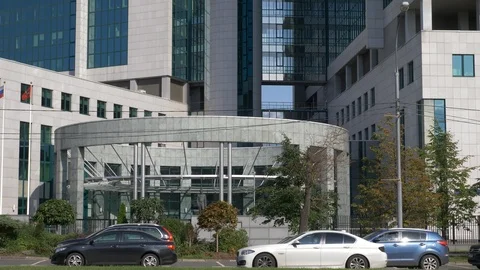 Main building of Sberbank Stock Footage 121382830