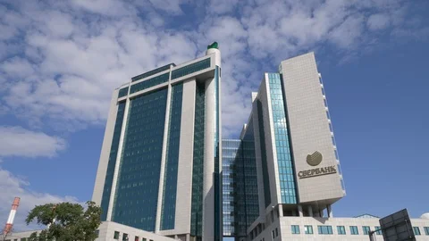 Main building of Sberbank Stock Footage 121382865