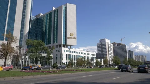 Main building of Sberbank Stock Footage 121382945