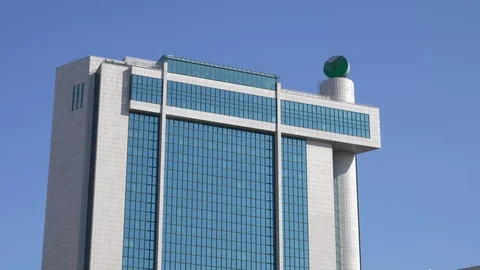 Main building of Sberbank Stock Footage 121382984
