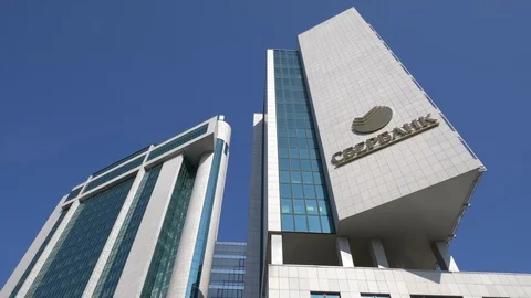 Main building of Sberbank Stock Footage 121383208