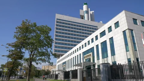 Main building of Sberbank Stock Footage 121383253