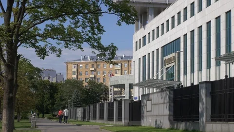 Main building of Sberbank Stock Footage 121383271