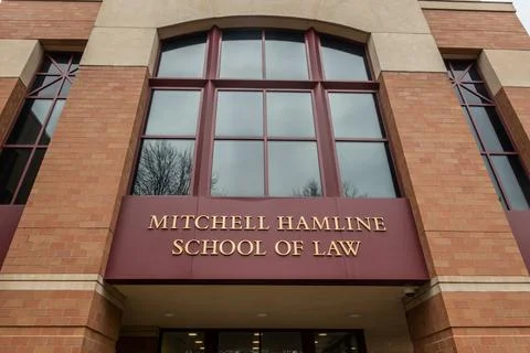 Main Campus Building  at Mitchell Hamline School of Law Stock Photos