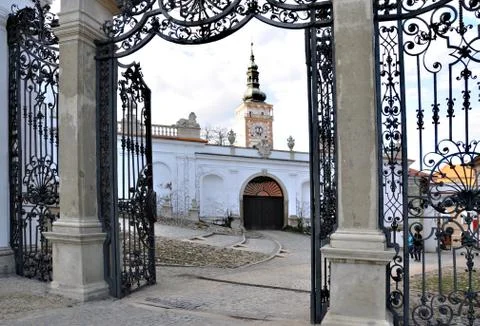 Main castle gate Stock Photos