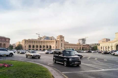 The main city square. 库存照片