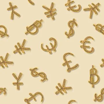 The main currency of the world. Stock Illustration