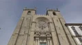 The main entrance of Porto Cathedral 4k or 4k+ Resolution