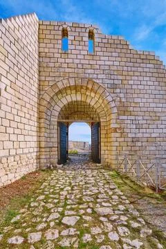 Main Entry of the Fortress Stock Photos