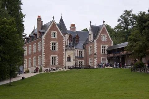 Main facade of Clos Lucè 库存照片
