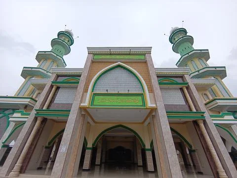 The main function of the mosque tower Fotos de archivo
