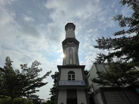 The main function of the mosque tower Фото