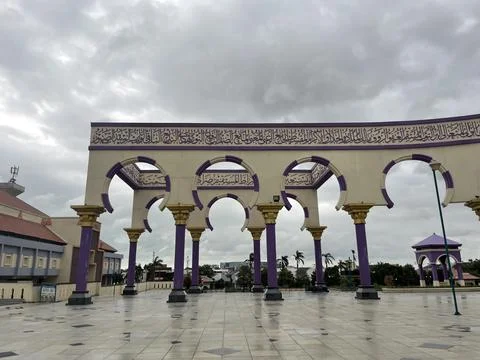 The main function of the mosque tower 库存照片