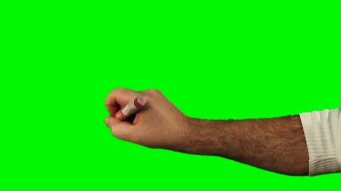 Main hand writing   Stock Footage 77643215