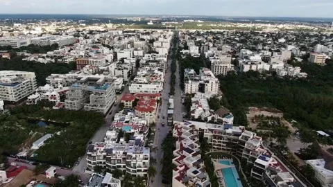 Main Hotel Zone Playa del Carmen Cancun Stock Footage 282234637