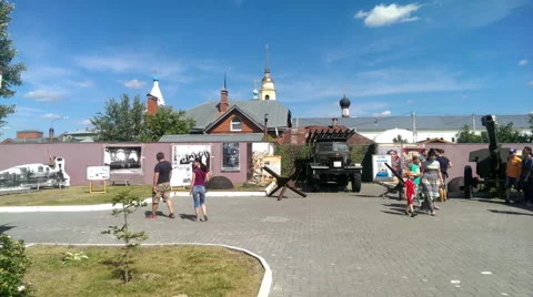 Main local lore museum of Kolomna Kremlinin 스톡 동영상 51168663
