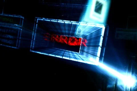 Main menu error Foto stock