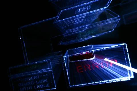 Main menu error Foto stock