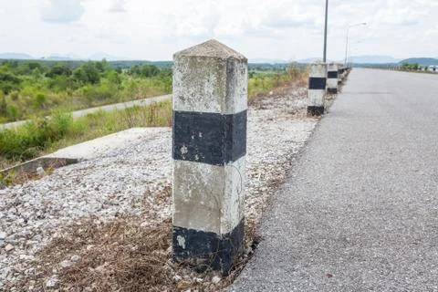 The main pillars Road Stock Photos