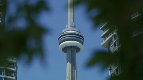 The Main Pod of the CN Tower in Toronto Stock Footage 217785753