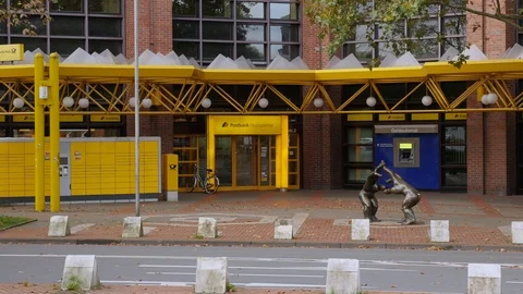 Main post office Stock Footage 118985726