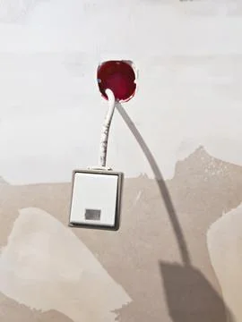Main power switch for electricity Stock Photos