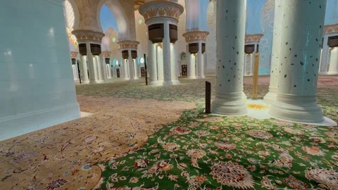 Main prayer hall Sheikh Zayed Grand Mosque 3 Stock Footage 327469195