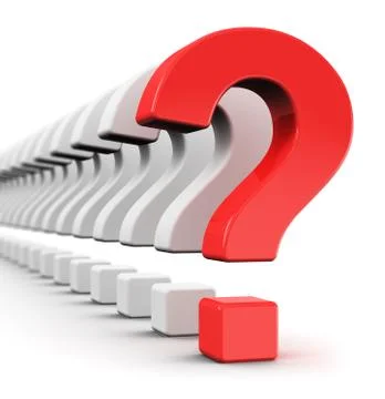 Main question Illustrazione stock