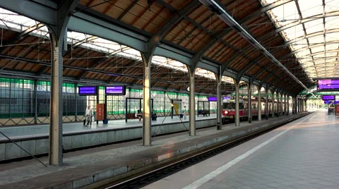 Main railway station Stock Footage 39786185
