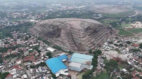 The Main rubbish dump Stock Footage 260897629