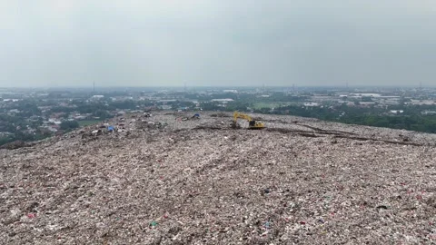 The Main rubbish dump Stock Footage 260902375
